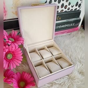 Lavender Watch Box Jewelry Organizer